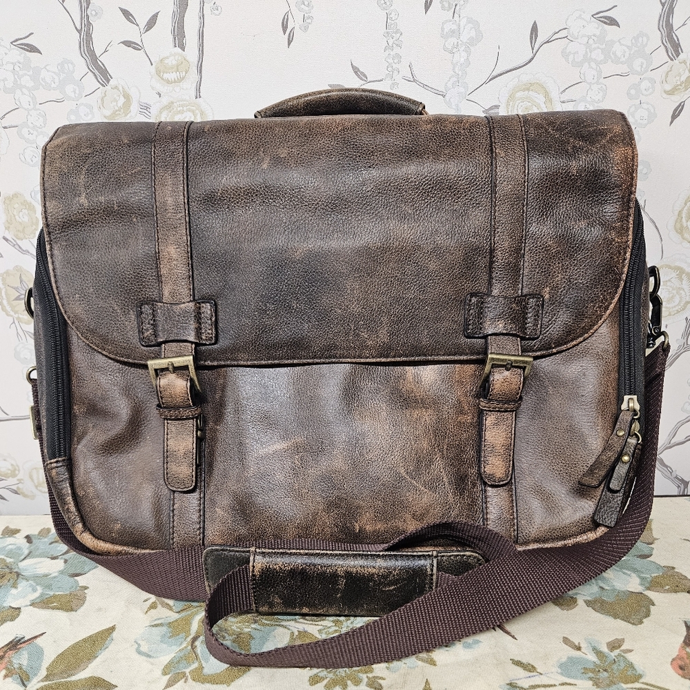 BLACK RIVET Brown Messenger/Laptop Bag